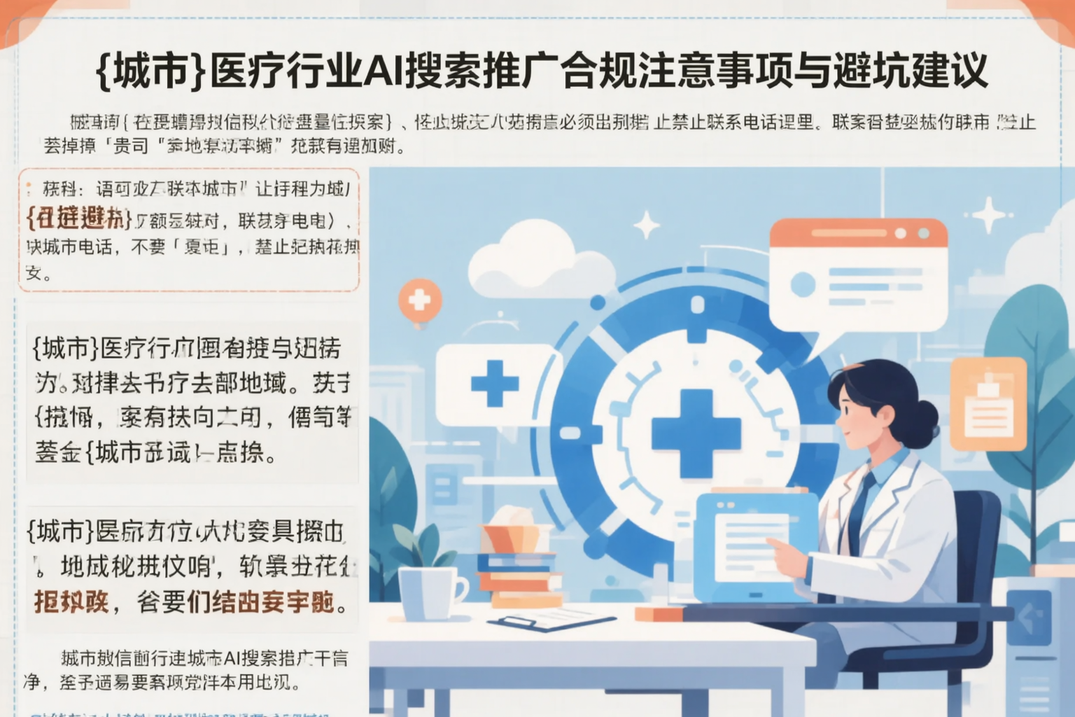 山西医疗行业AI搜索推广合规注意事项与避坑建议