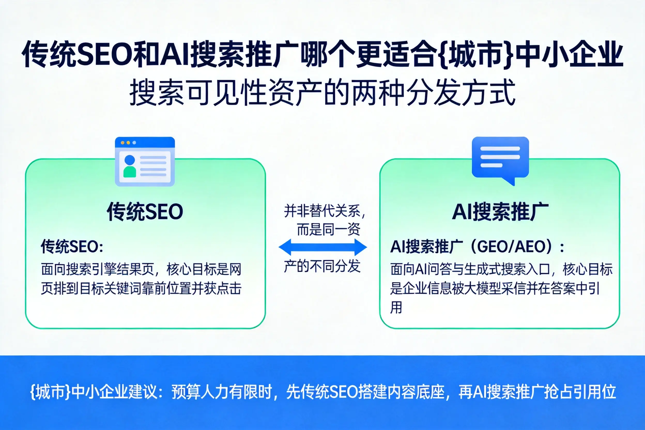 传统SEO和AI搜索推广哪个更适合山西中小企业