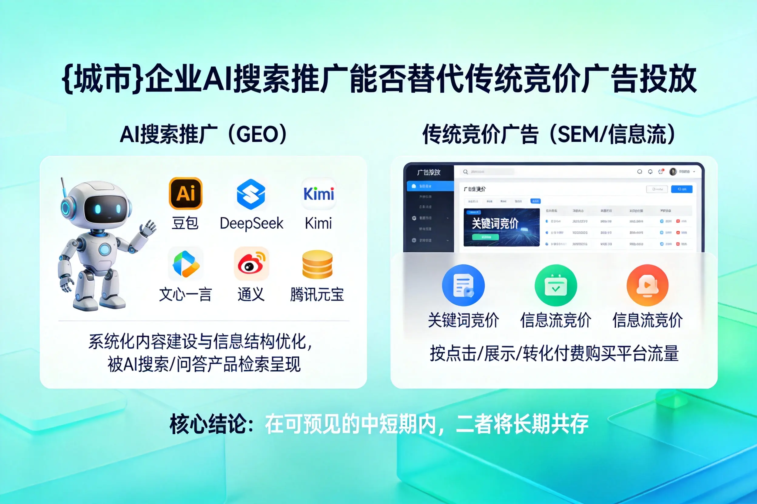 山西企业AI搜索推广能否替代传统竞价广告投放