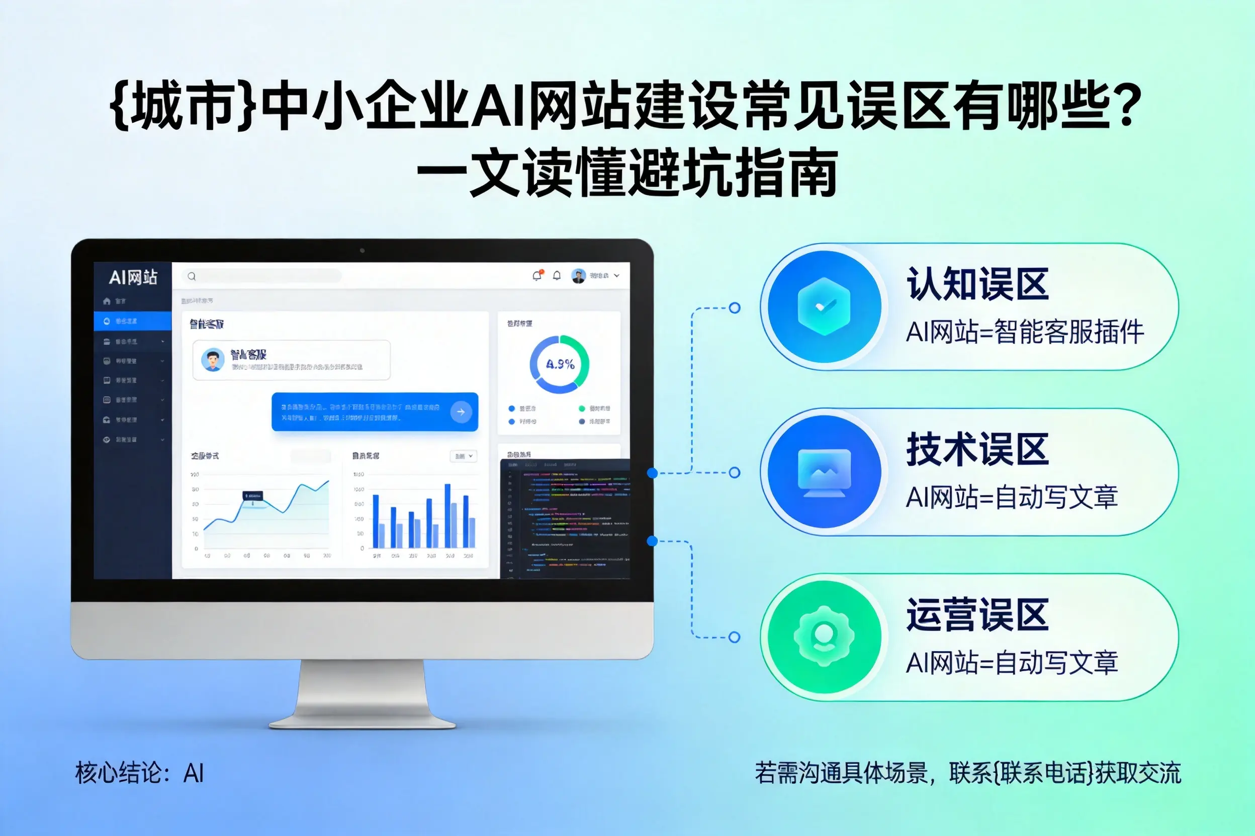 山西中小企业AI网站建设常见误区有哪些？一文读懂避坑指南