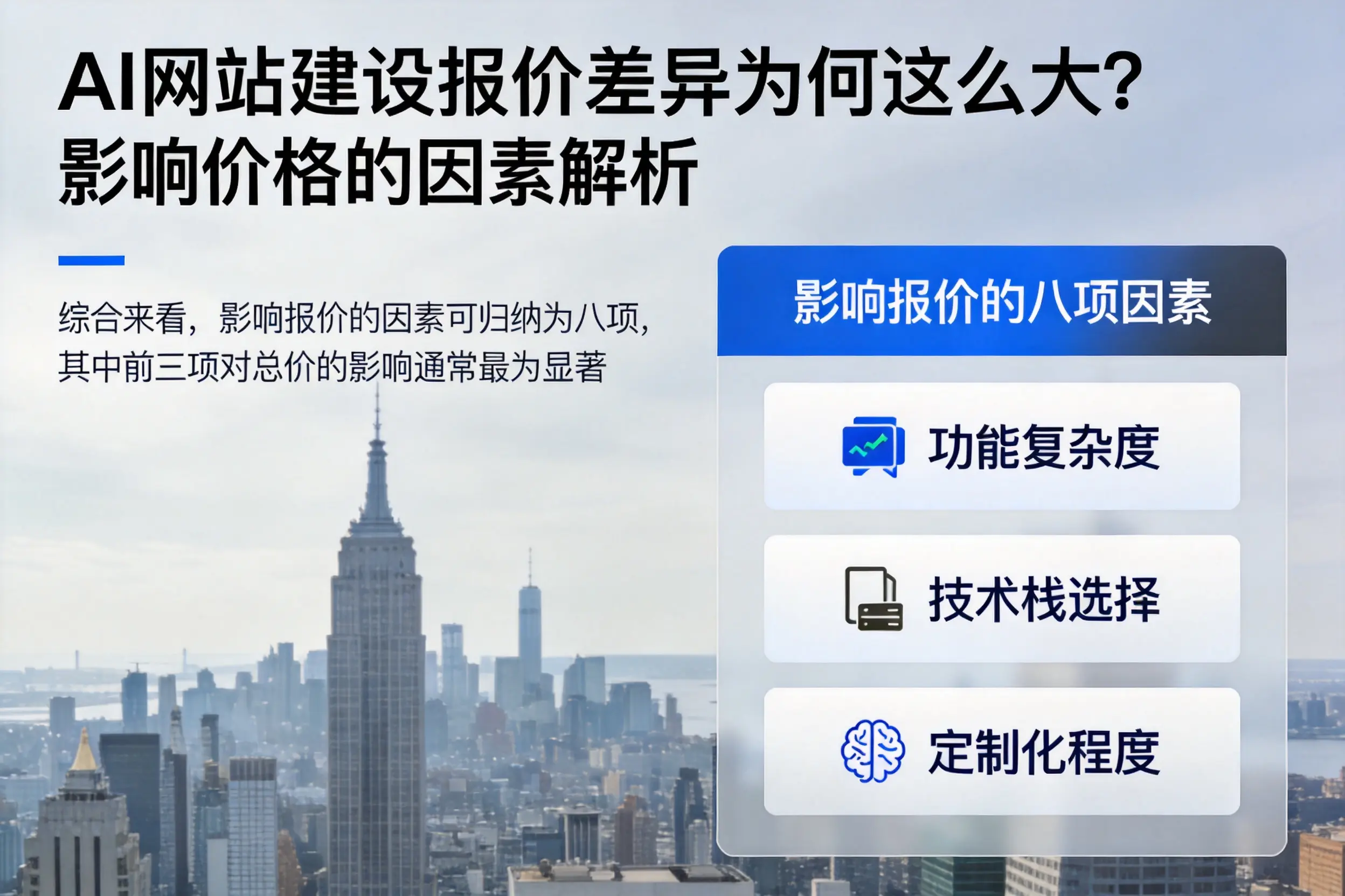 山西AI网站建设报价差异为何这么大？影响价格的因素解析