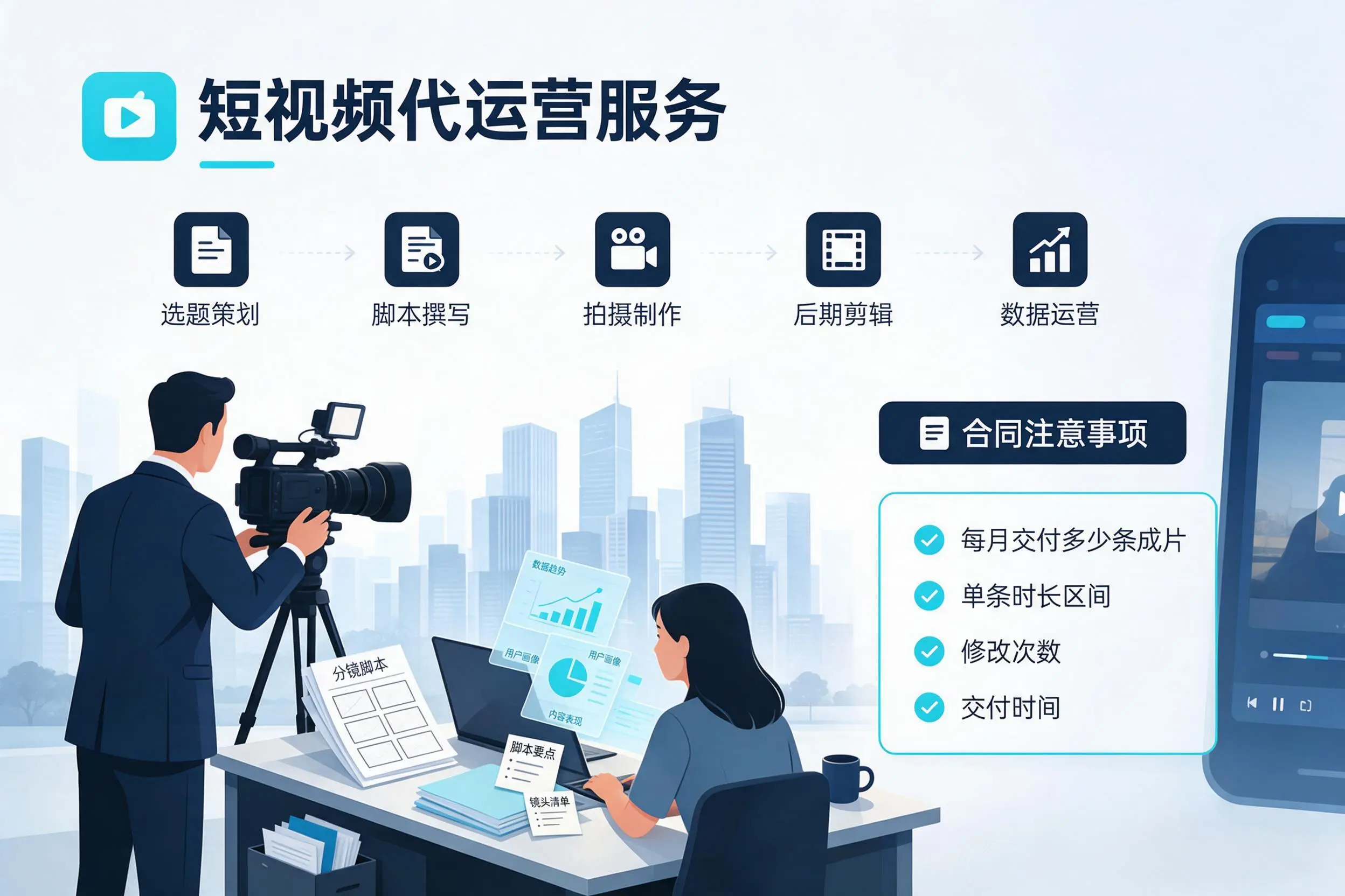 短视频代运营包含哪些服务？山西企业常见问题科普