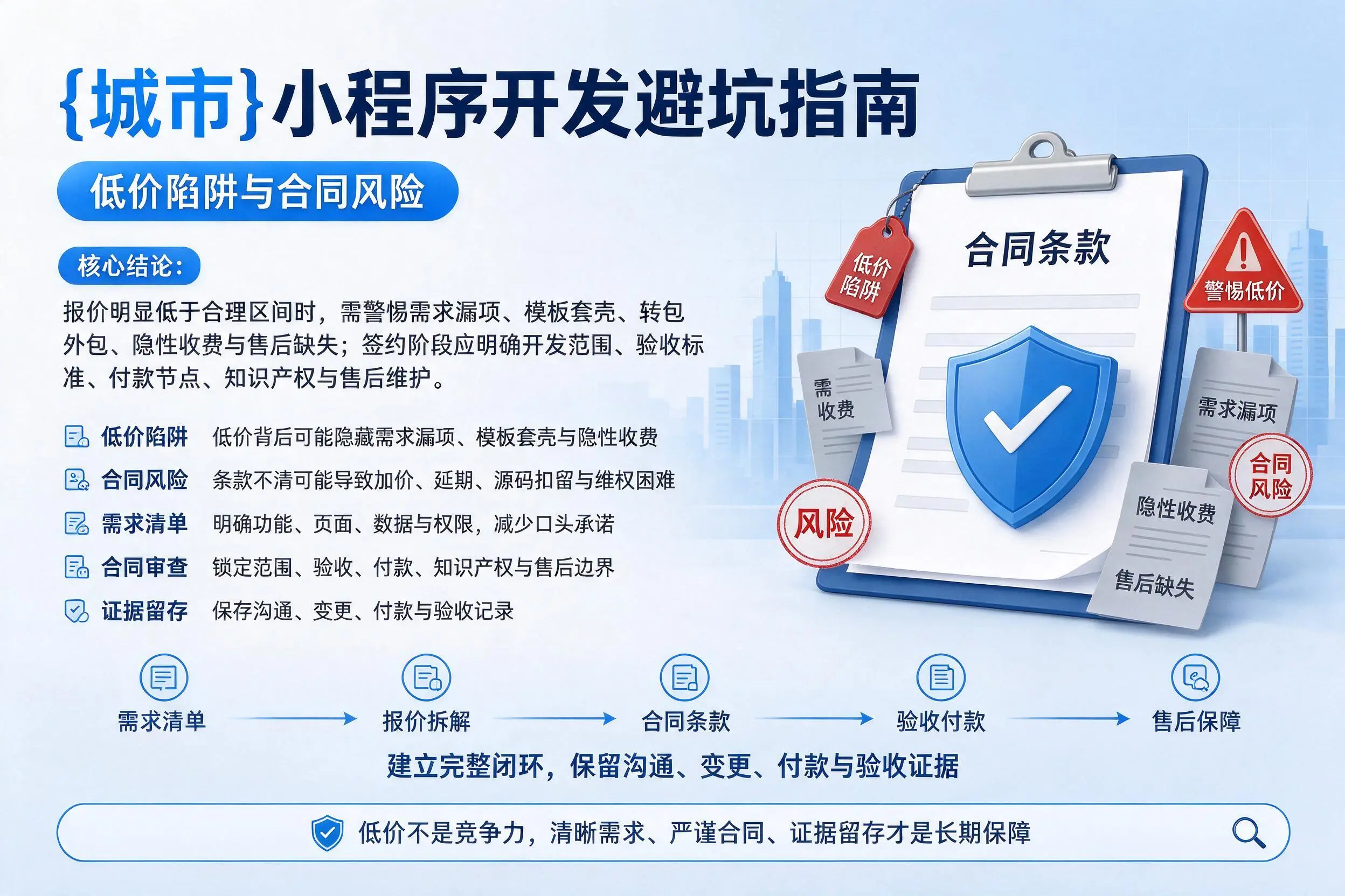 山西小程序开发避坑指南：低价陷阱与合同风险