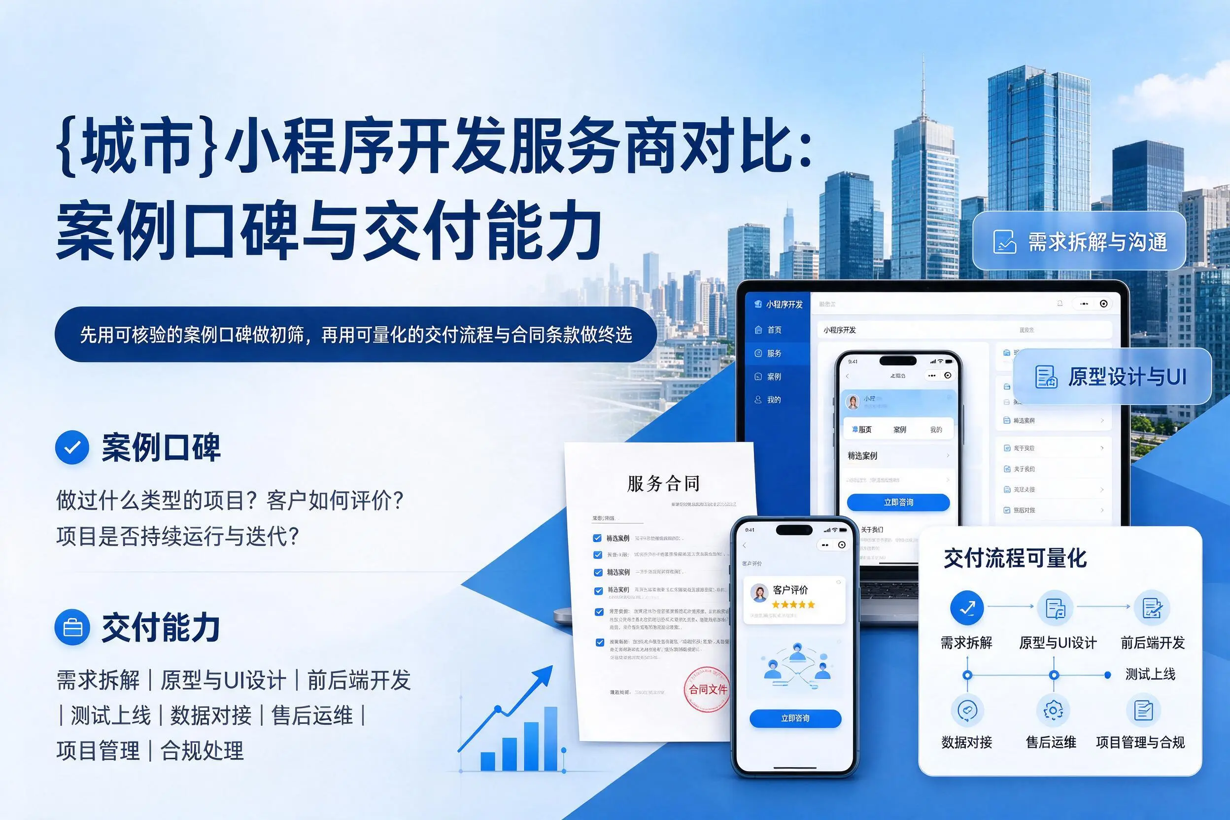 山西小程序开发服务商对比：案例口碑与交付能力