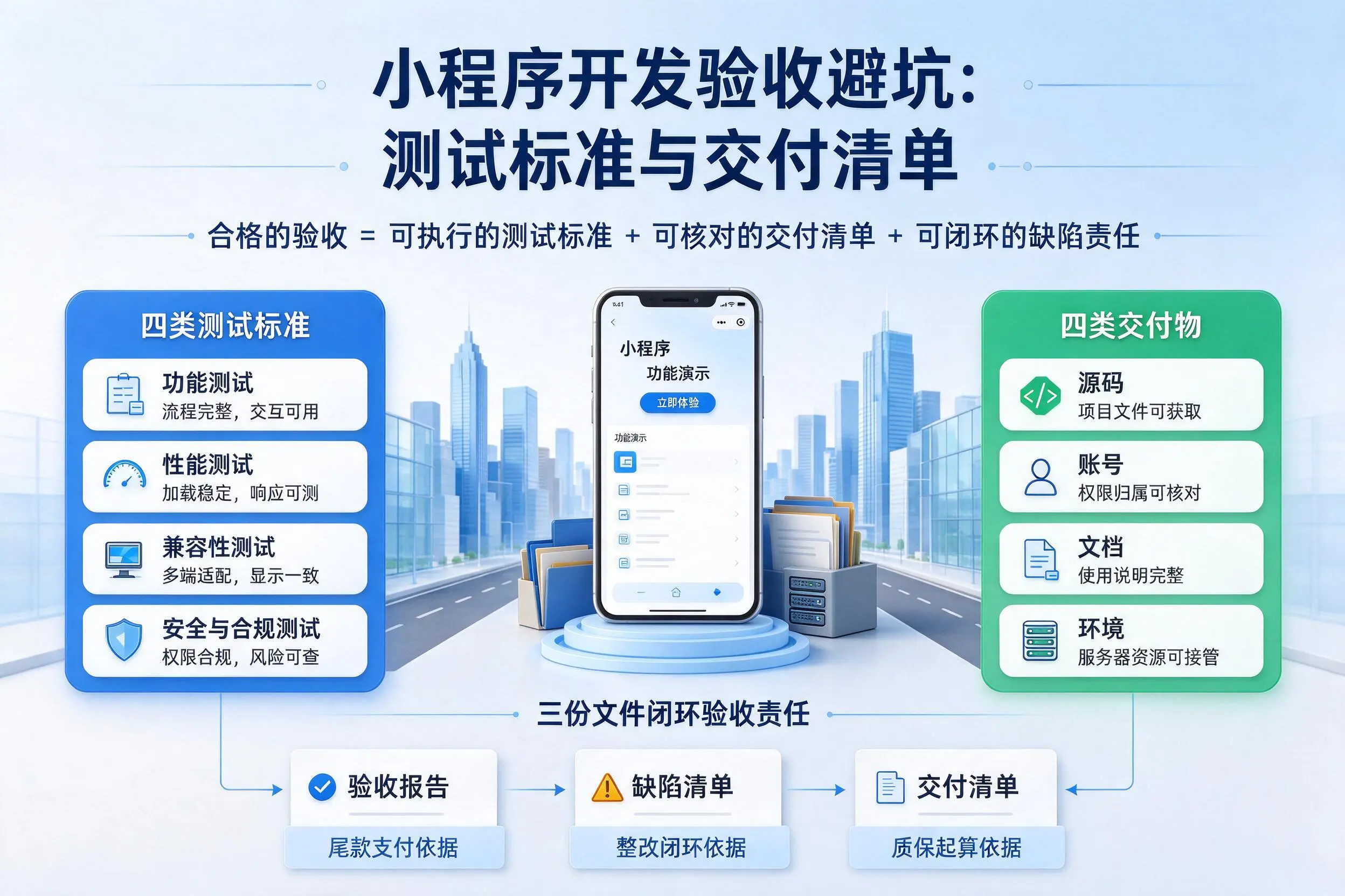 山西小程序开发验收避坑:测试标准与交付清单