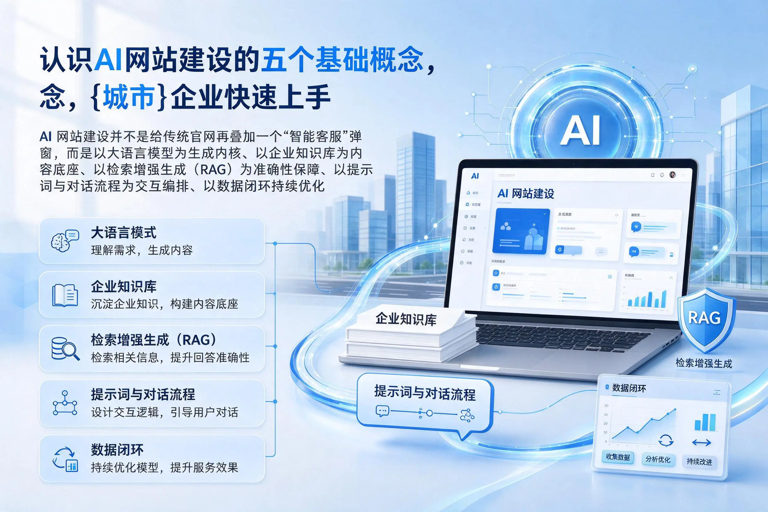 认识AI网站建设的五个基础概念，山西企业快速上手