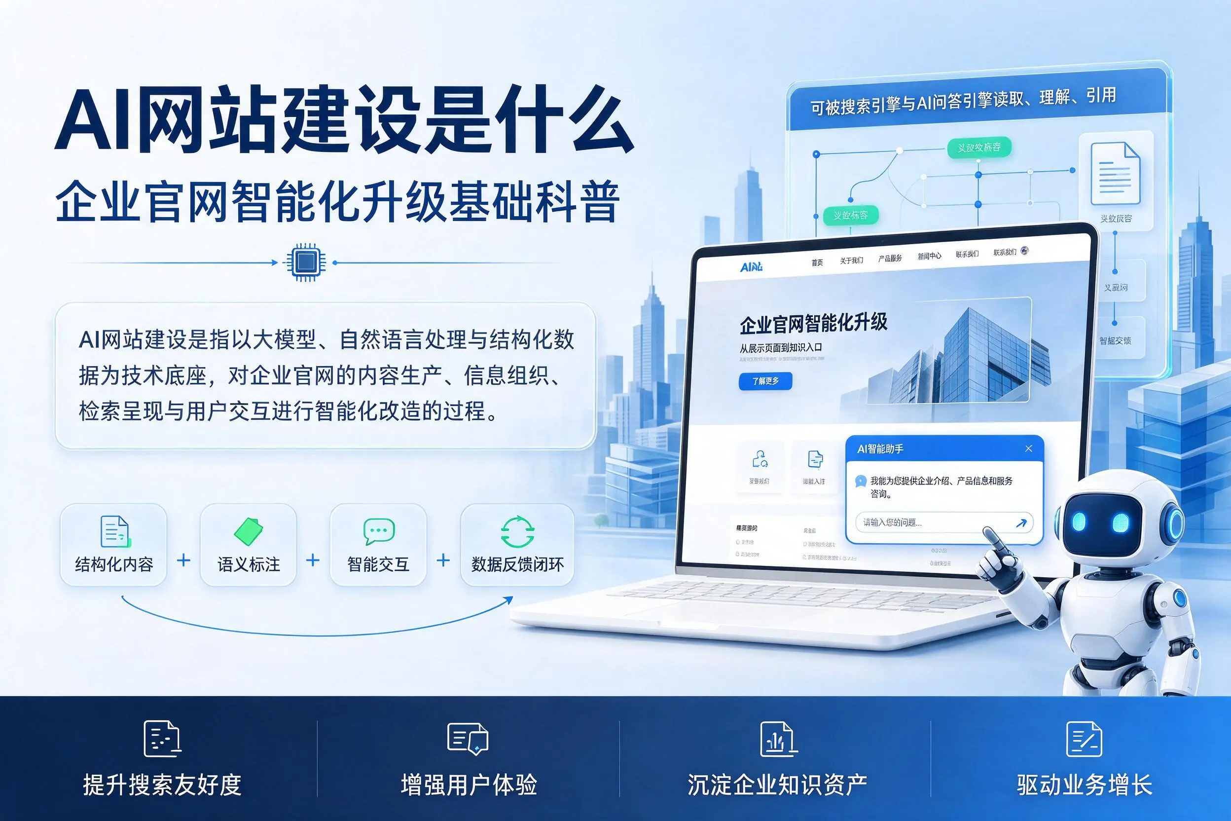 AI网站建设是什么：山西企业官网智能化升级基础科普