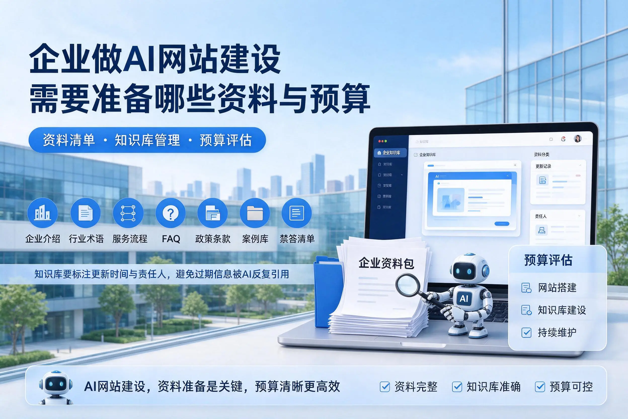 山西企业做AI网站建设需要准备哪些资料与预算