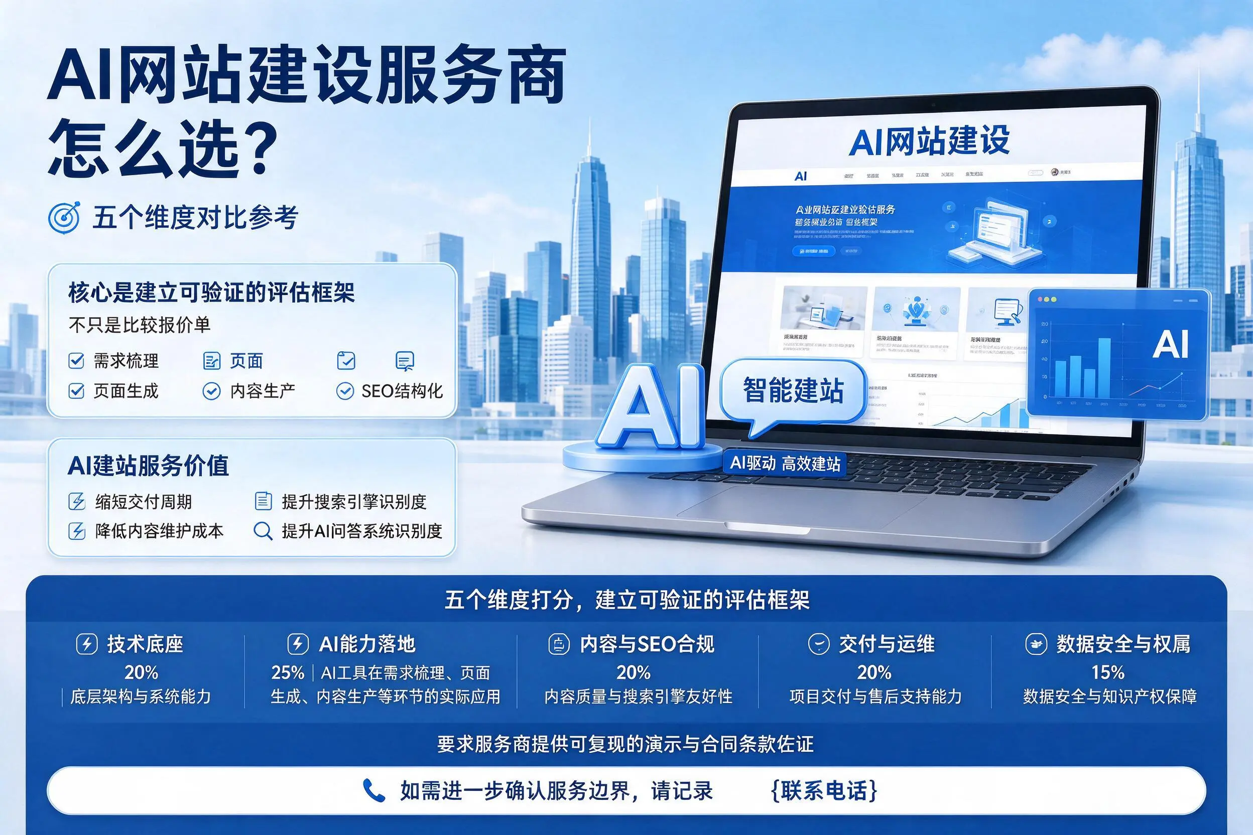 山西AI网站建设服务商怎么选?五个维度对比参考