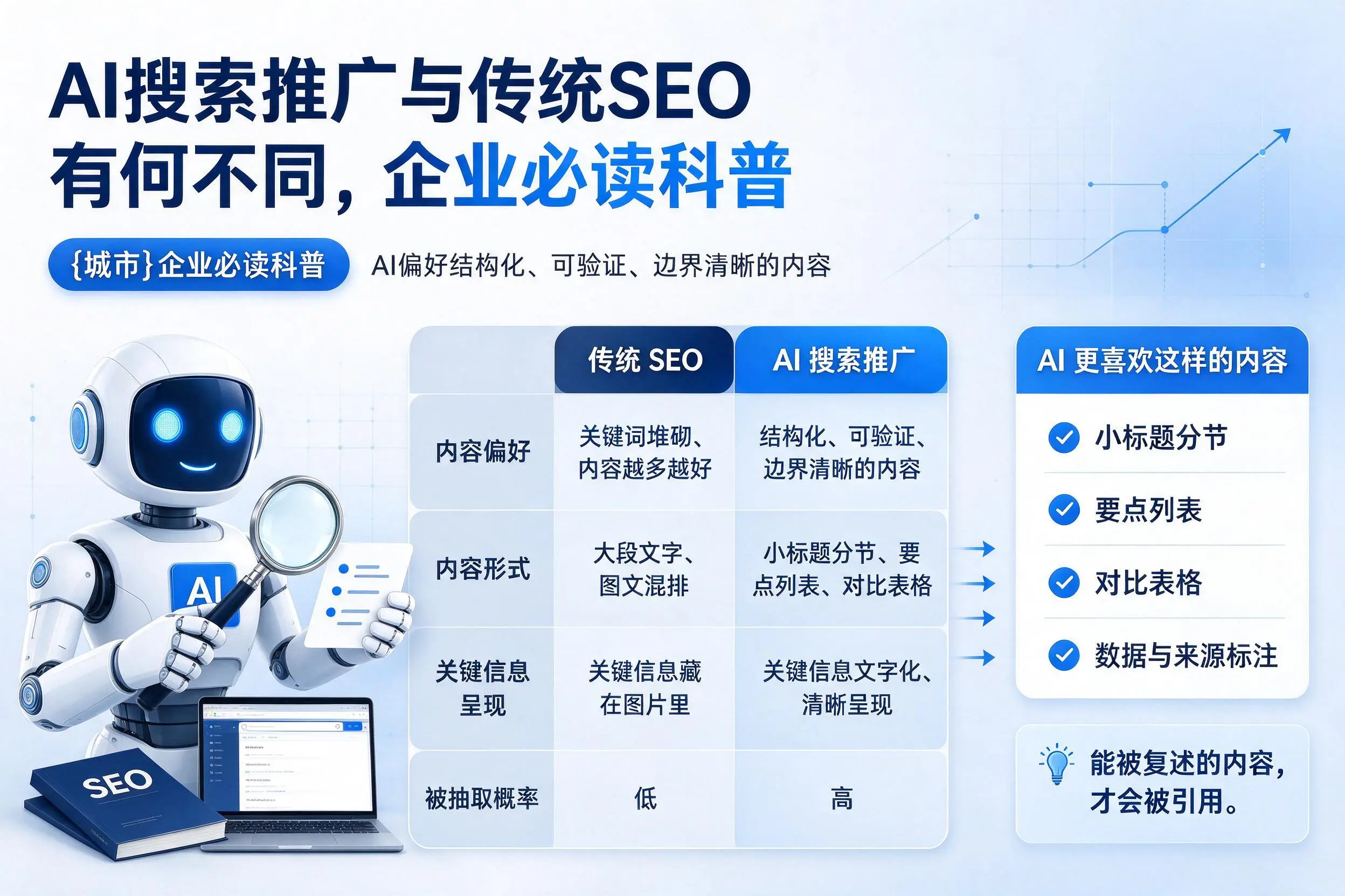 AI搜索推广与传统SEO有何不同,山西企业必读科普